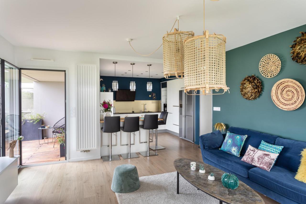 Le Canal - Appt Avec Balcon - Vue Degagee En Bord De Vilaine Rennes Exterior foto