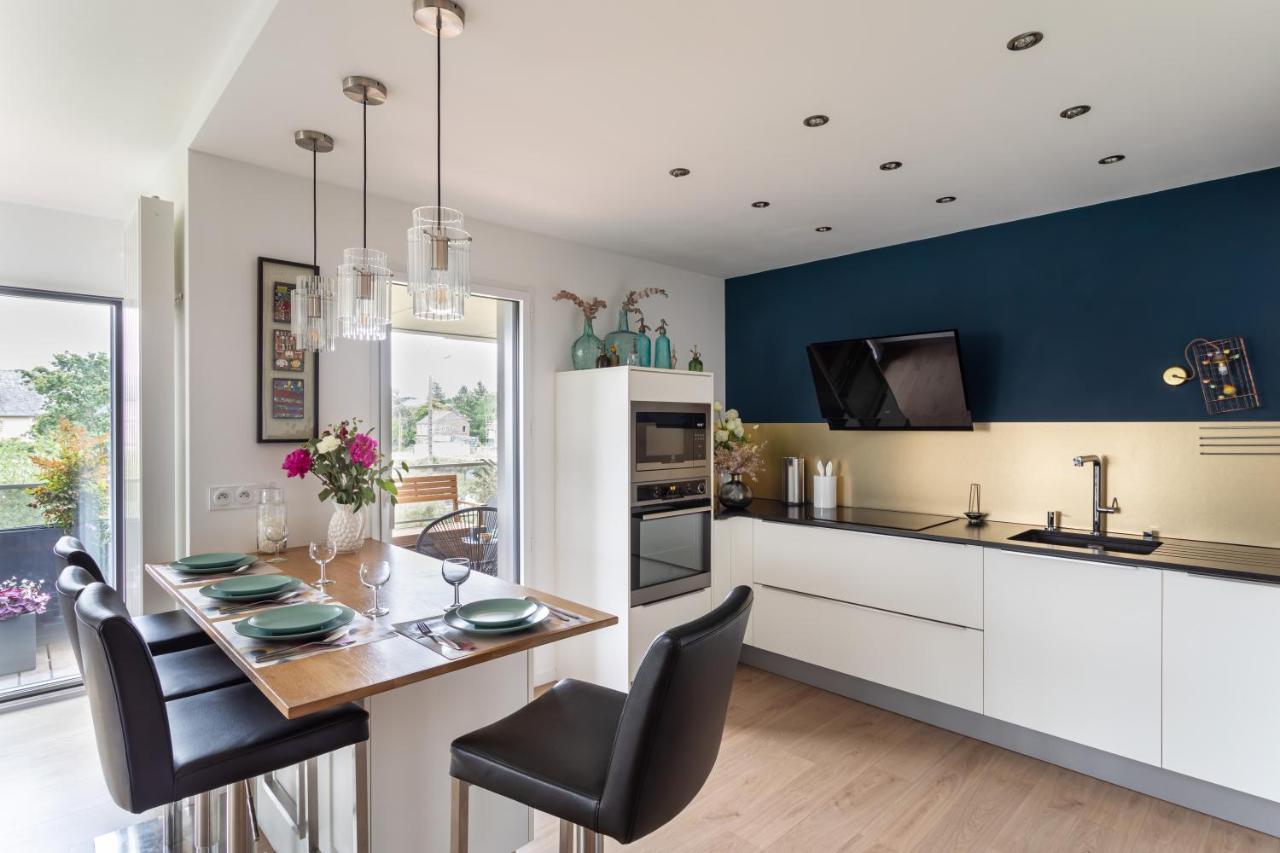 Le Canal - Appt Avec Balcon - Vue Degagee En Bord De Vilaine Rennes Exterior foto