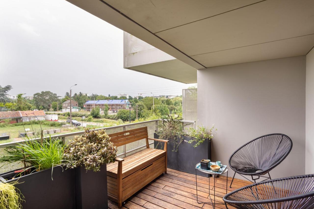 Le Canal - Appt Avec Balcon - Vue Degagee En Bord De Vilaine Rennes Exterior foto
